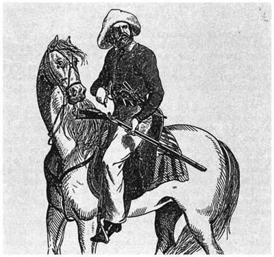 Sketch of an early Texas Ranger First organized by Stephen F Austin the - фото 23