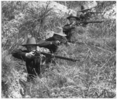 In the trenches on San Juan Hill Cuba American Krag rifles shown here - фото 47