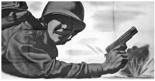 World War II poster featuring the GIs favorite sidearm the M1911 Library - фото 64