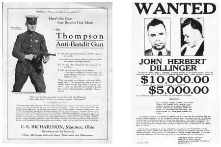 Theres no getaway from a Thompson Above left an ad promoting the Tommy Gun - фото 71