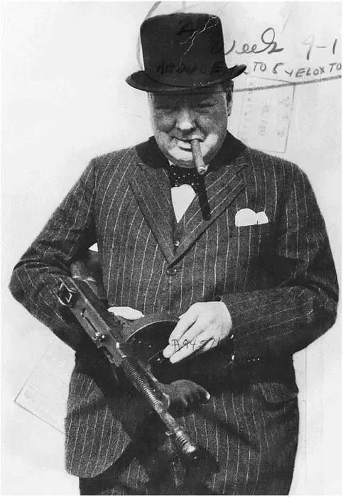 A dapper gangster No thats Winston Churchill testing a Thompson July 1940 - фото 73