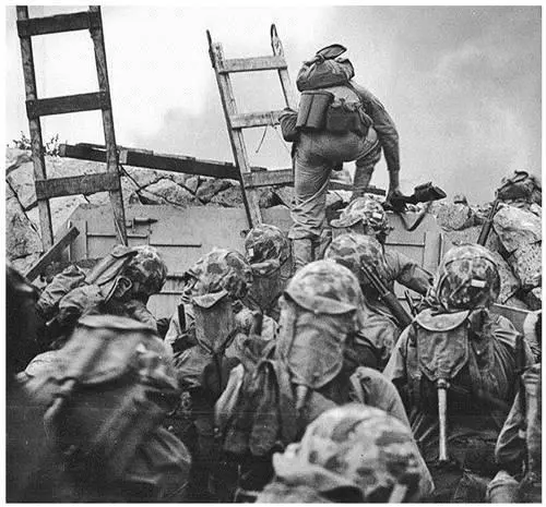Medal of Honor recipient Baldomero Lopez leading his Marines and their M1s in - фото 82