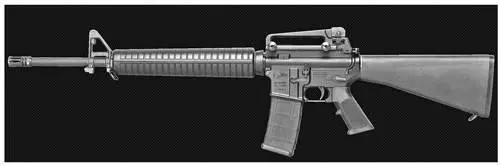 Above the M4 a direct descendant of the M16 Below the Russian AK47 the - фото 95