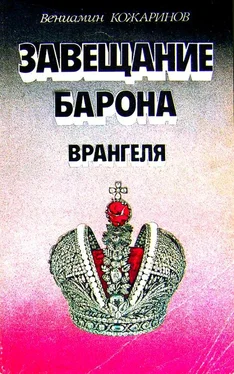 Вениамин Кожаринов Завещание барона Врангеля обложка книги