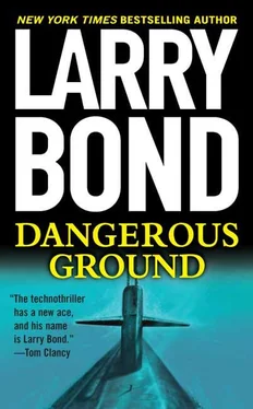 Larry Bond Dangerous Ground обложка книги