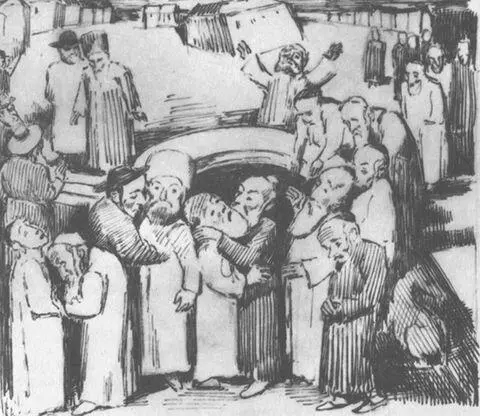 Малюнок тушшю бл 1936 Він натрапив на неї випадково спеціально не шукаючи - фото 127