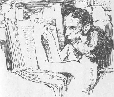 Ілюстрація до Книги бл 1933 Олівець і вугілля є найчастіше вживаним - фото 167