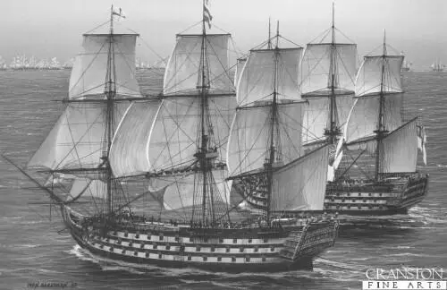 Linienschiff Besegelung 1 Flieger 2 Außenklüver 3 Klüver 4 - фото 6