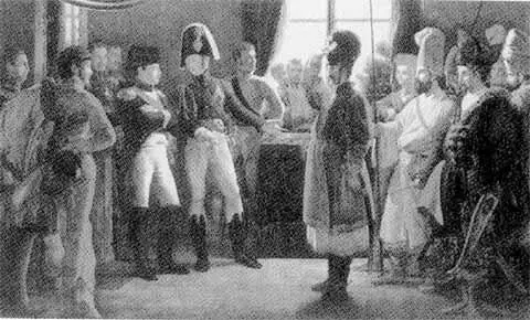 Александр I представляет Наполеону калмыков казаков и башкир 9 июля 1807 - фото 31