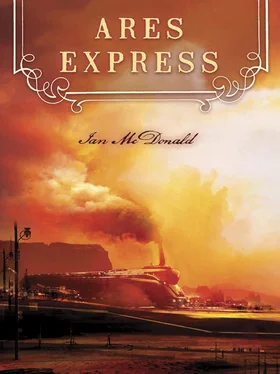 Ian McDonald Ares Express обложка книги