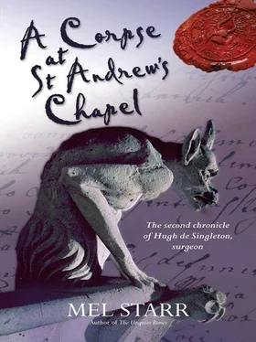 Mel Starr A Corpse at St Andrew's Chapel обложка книги