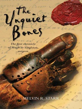 Mel Starr The Unquiet Bones обложка книги