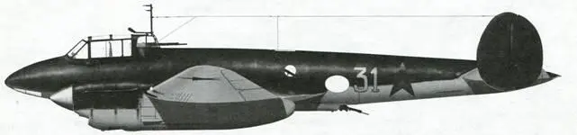 Пе2 бн 31 из 3 АЗ 73 БАП аэродром Круглово июль 1942 г Самолет был - фото 32