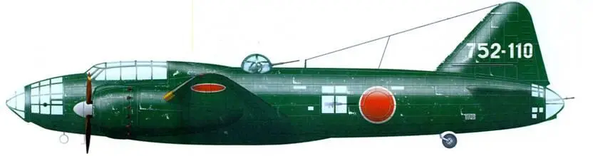 G4M2A модель 24а из состава 406 го отряда 752й авиагруппы Каноя Япония - фото 146