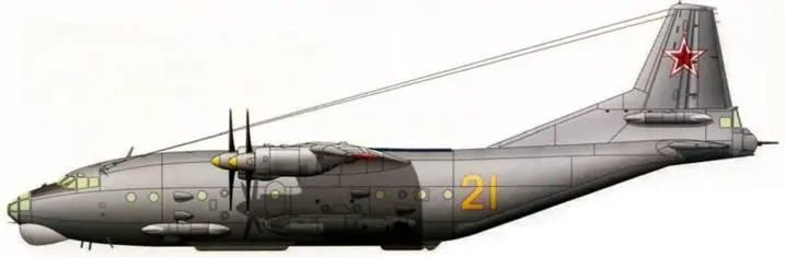 Ан12БКППС из состава 117го Берлинского ордена Кутузова АП РЭБ Шауляй - фото 111