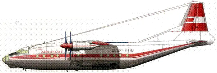 Ан12БП в арктической раскраске Самолёт несёт изменённый состав бортового - фото 112