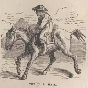 Presently the United States mail arrived on horseback There was but one - фото 4