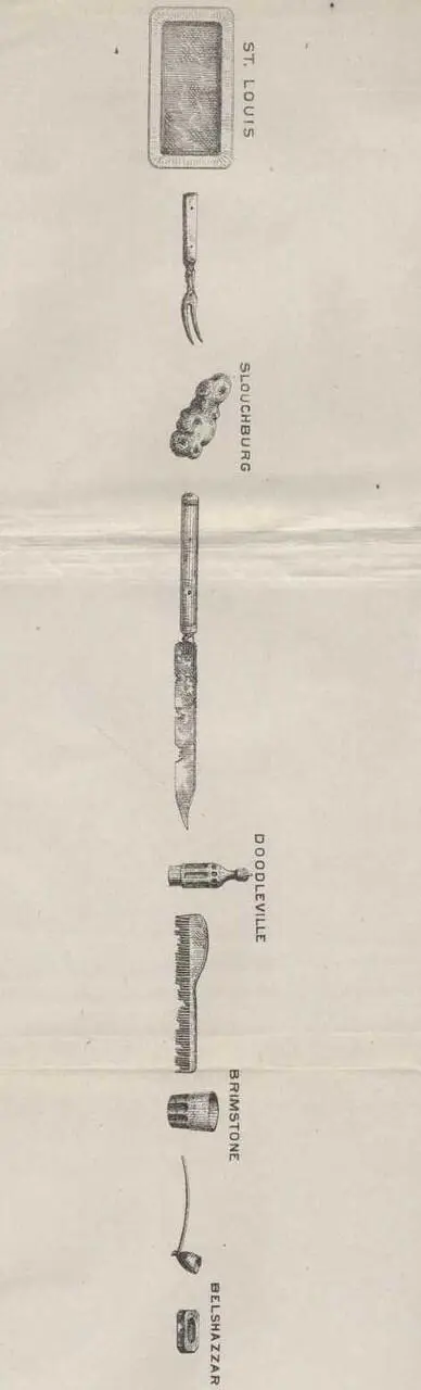 Thence right along these shears to this horse Babylon Then by the spoon to - фото 89