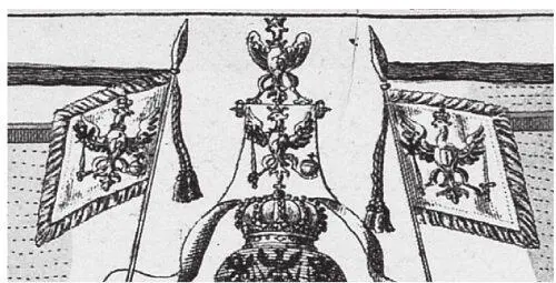 Рис 99 Берлинский герб 1740 года Центральный орел смотрит на запад Орел на - фото 103
