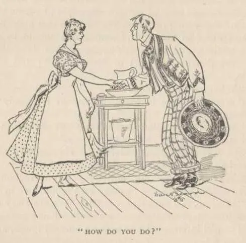 Then she marched to the one washstand in the room tilted her head this way and - фото 10