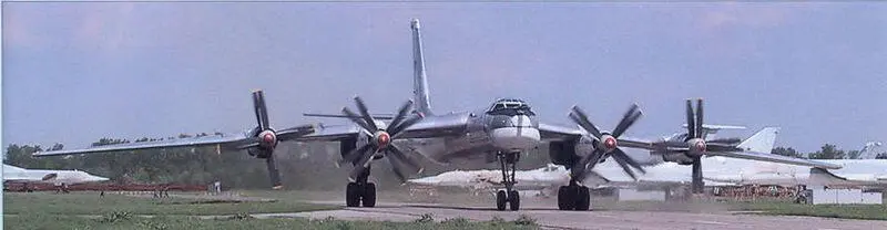 Предстартовая проверка двигателей самолета Ту95МС Ту95МС Иркутск - фото 84