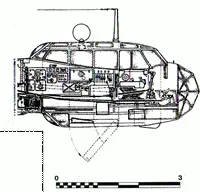 Компоновка носовой части фюзеляжа бомбардировщика Do 17Z2 сверху и - фото 140