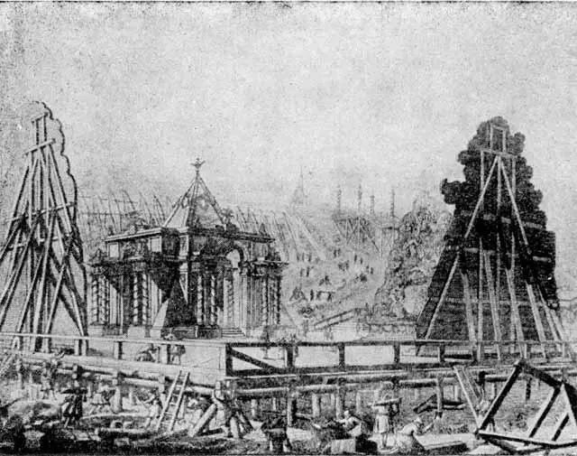 М Ф Казаков Закладка Кремлевского дворца в 1772 г В И Баженов Модель - фото 26