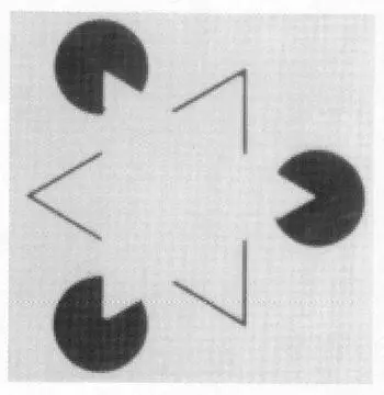 Figure 10 Illusory contours The brain creates the contours of a white - фото 13