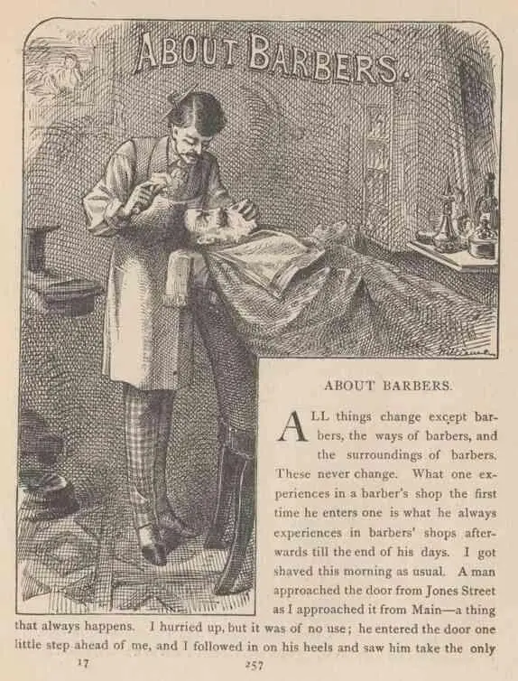 All things change except barbers the ways of barbers and the surroundings of - фото 98