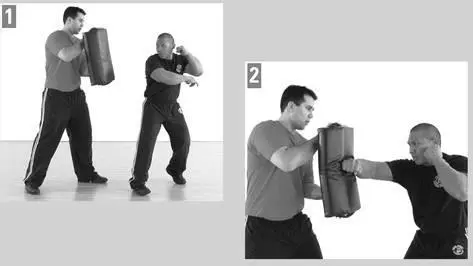 Forward Hammerfist A forward hammerfist is generally a strike to your - фото 128