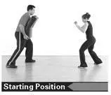 Starting PositionLeftlegforward fighting stance 1Bring your right leg - фото 136