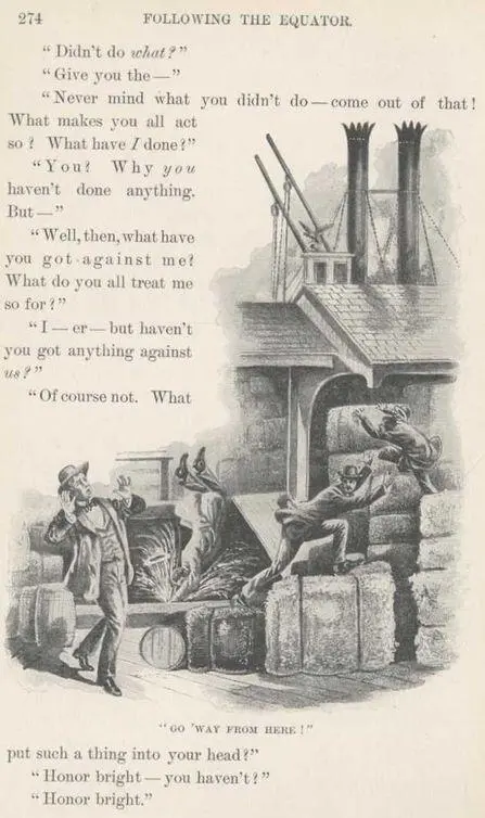 The youth came up coughing and strangling and cried out Go way from here - фото 74