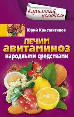 Юрий Константинов Лечим авитаминоз народными средствами обложка книги