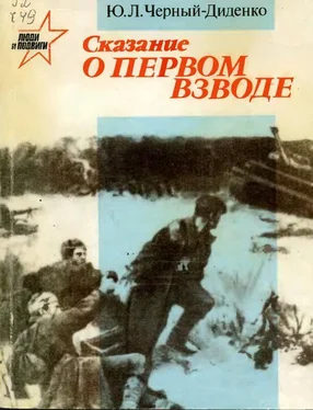 Юрий Черный-Диденко Сказание о первом взводе обложка книги