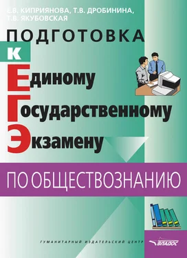 Елена Киприянова Подготовка к Единому государственному экзамену по обществознанию: тесты обложка книги