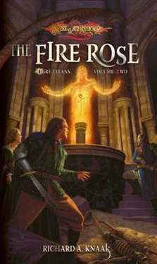 Richard Knaak The Fire Rose обложка книги