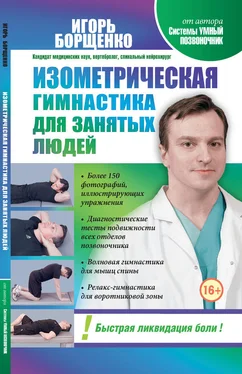 Игорь Борщенко Изометрическая гимнастика для занятых людей обложка книги