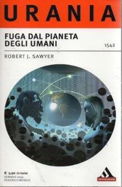 Robert Sawyer Fuga dal pianeta degli umani обложка книги