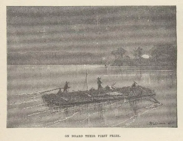 The raft drew beyond the middle of the river the boys pointed her head right - фото 65