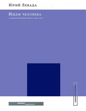 Юрий Левада Ищем человека: Социологические очерки. 2000–2005 обложка книги