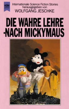 Wolfgang Jeschke Die wahre Lehre - nach Mickymaus. Internationale Science Fiction Erzählungen. обложка книги