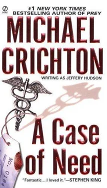 Michael Crichton A Case of Need обложка книги