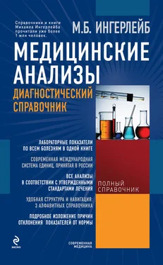 Михаил Ингерлейб Медицинские анализы: диагностический справочник обложка книги