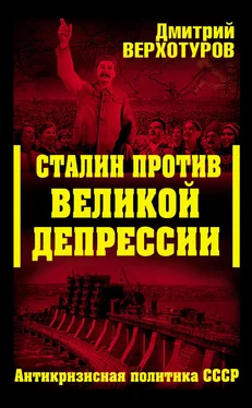 Дмитрий Верхотуров Сталин против Великой Депрессии. Антикризисная политика СССР обложка книги