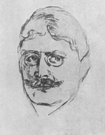 Портрет писателя Кнута Гамсуна 1896 Портрет писателя Августа Стриндберга 1896 - фото 31