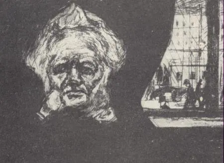 Ибсен в кафе Грандотеля в Христиании 1902 Девушки на мосту 1903 Старый р - фото 45