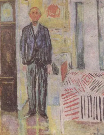 Между часами и кроватью Автопортрет 1940 Набросок Примечания 1 Пола - фото 70