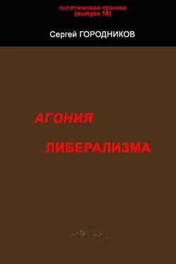 Сергей ГОРОДНИКОВ АГОНИЯ ЛИБЕРАЛИЗМА обложка книги