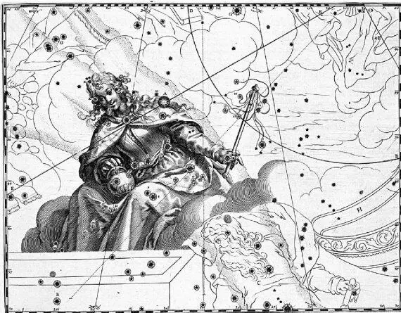 Рис 16 Примеры христианских созвездий из атласа Ю Шиллера Ноев ковчег - фото 12
