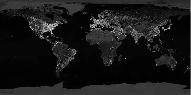 Рис 337 Космическая панорама ночной Земли дает представление о степени - фото 86